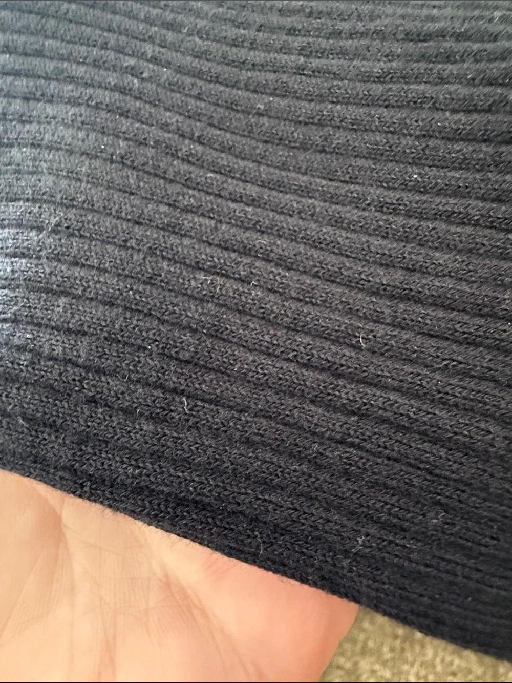 Banana Republic RIBBED STRETCH-COTTON CREW-NECK T-SHIRT Sz S